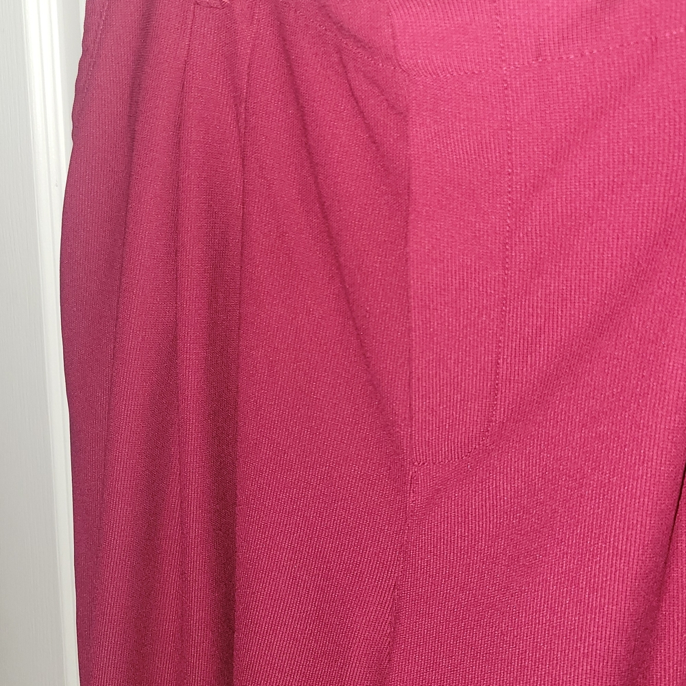 Halara Women's Burgundy Wide-Leg Trouser Pants XL Tall EUC - Picture 6 of 9